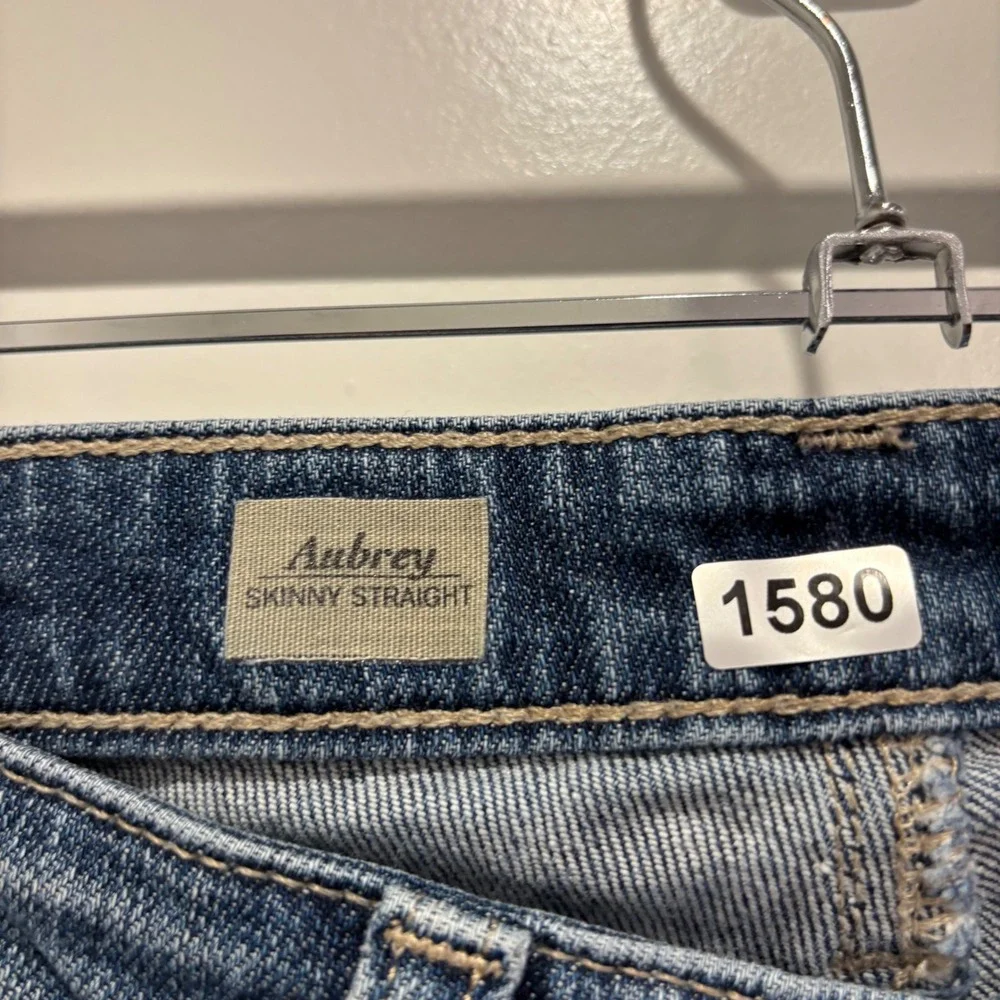 AG Adriano Goldschmied Aubrey Skinny Straight Jeans Blue 25R PVC1473-10Y-DBA